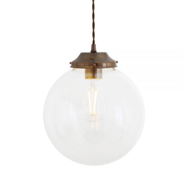 Virginia Clear Globe Pendant Light 25 cm - Image 4